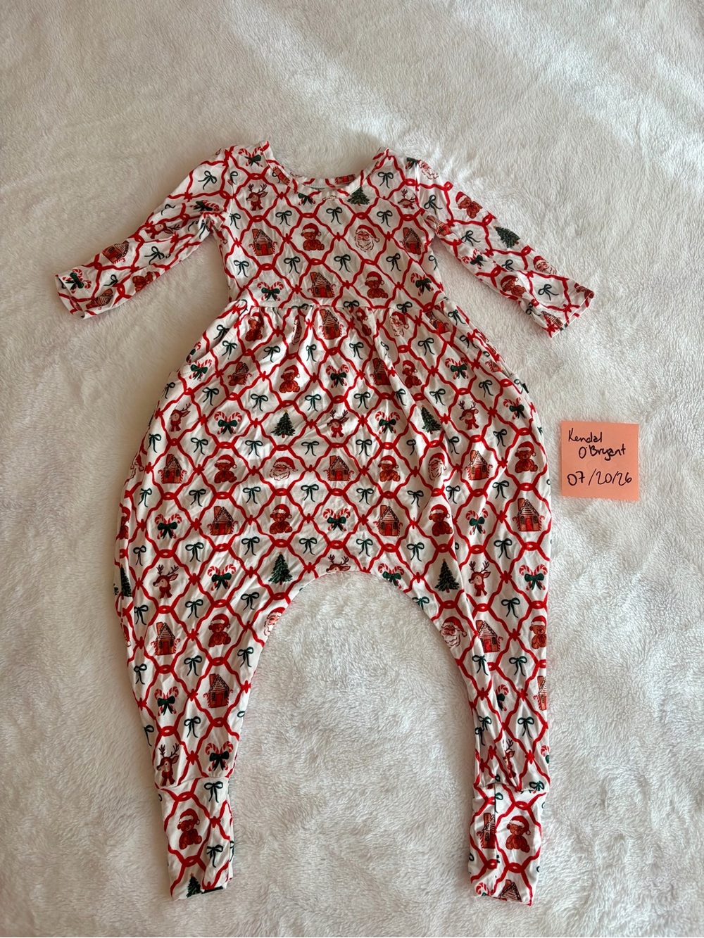 DUCKIE ROMPER - PEPPERMINT PARADE The Sleepy Sloth 2T